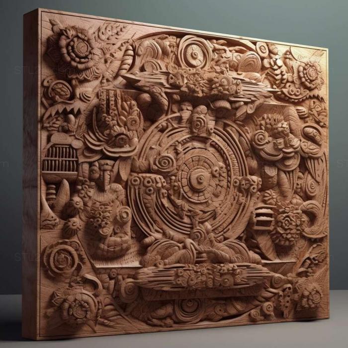 Patterns and decorations (stl Hydrillodes 3, PATTERN_15) 3D models for cnc